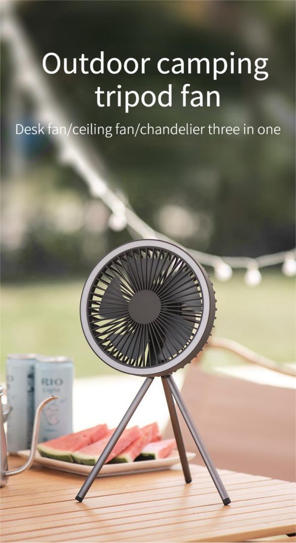Portable camping fan（便携式露营风扇）